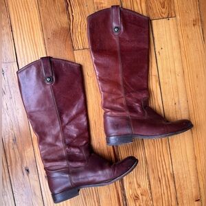 Frye Melissa Leather Knee-High Boots